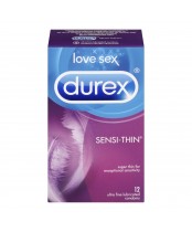 Durex Sensi-Thin Lubricated Latex Condoms